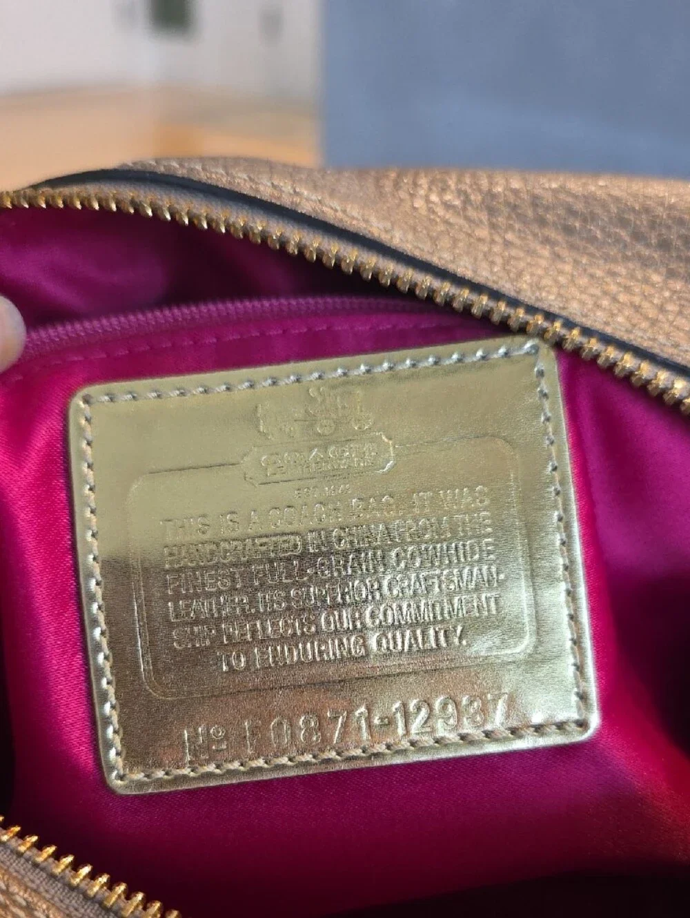 Coach authentic vintage